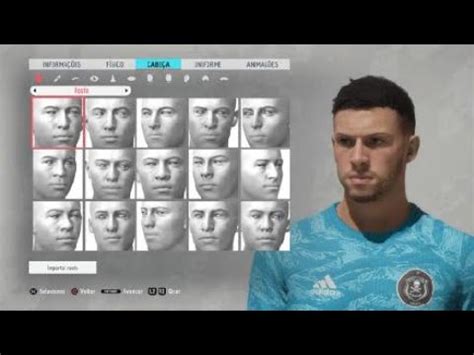 Tiago Volpi Face Tutorial Stats Fifa Youtube