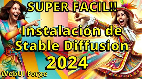 Instalación super fácil local de Stable diffusion en español 2024 YouTube