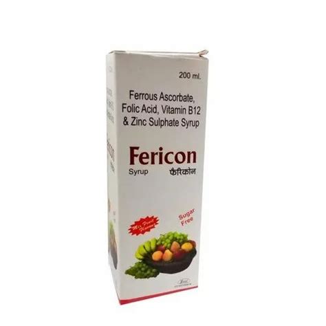 Calcium Citrate Liquid Fericon Syrup Packaging Type Bottle At Rs 140bottle In Hoshiarpur