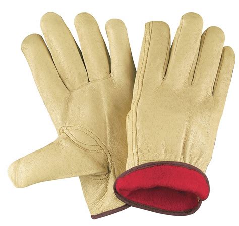 MCR SAFETY Leather Gloves, XL, Pigskin, PK 12 - 26K558|3450XL - Grainger