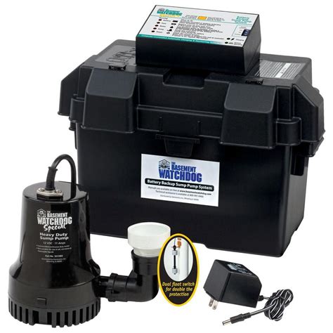 Basement Watchdog 033 Hp Special Battery Backup Sump Pump System