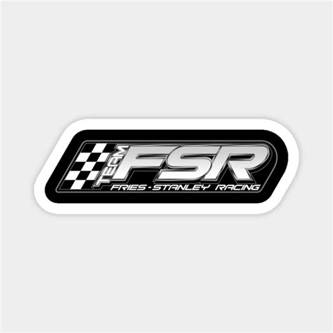 Fsr Black And White Logo Fsr Magnet Teepublic