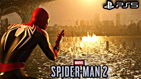 Iron Man Retro Reflective Panels In Spider Man 2 Ps5 Gameplay 4k