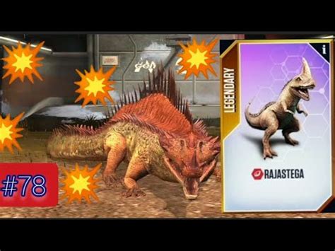 I GOT RAJASTEGA BATTLE WITH DIPLOSUCHUS JURASSIC WORLD THE GAME EP