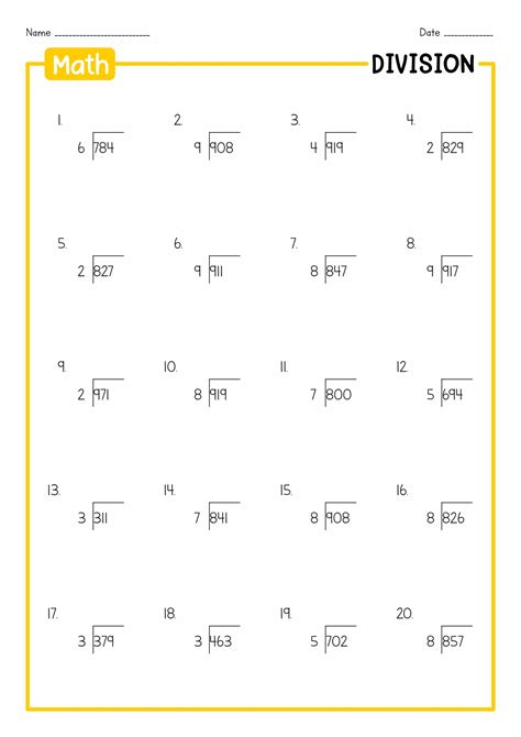 30 Long Division Worksheets Grade 4 Coo Worksheets