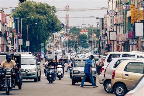 Mysore Street Stock Photo Royalty Free Freeimages