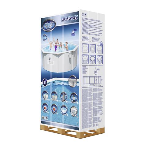Bestway 56574 Hydrium™ Stahlwandpool SET 360 x 120 cm | Möbel Direkt