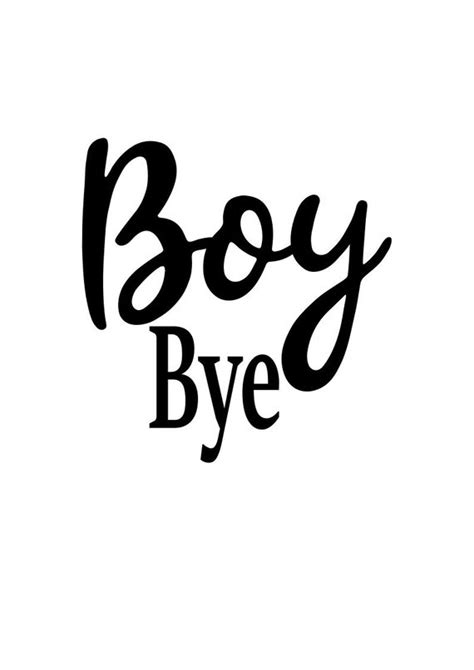 Boy Bye Svg 651 Dxf Include Free Svg Design Cutting Images Files