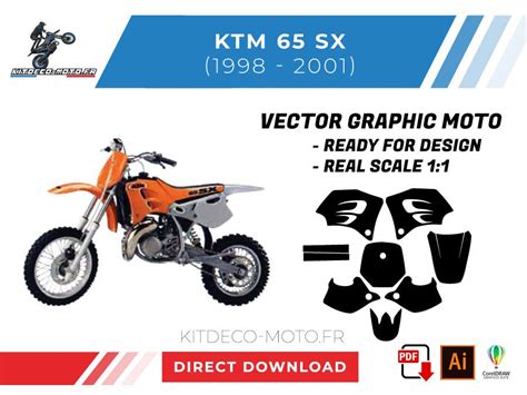 Template Ktm Sx Vector Boutique Kit D Co Moto