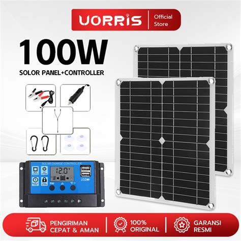 Jual 60W 100W SOLAR PANEL PANEL SURYA 0 TAGIHAN LISTRIK PEMBANGKIT