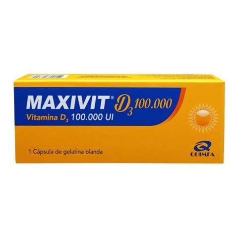 Maxivit D3 100 000 Caja X 1 Caps Farmatotal