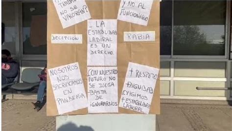 Funcionarios Del Hospital Se Manifestaron En Contra De Medidas