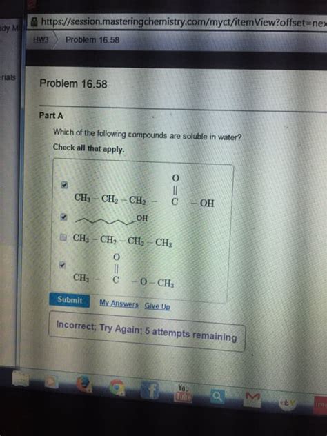 Oneclass Https Session Masteringchemistry Myct Itemview