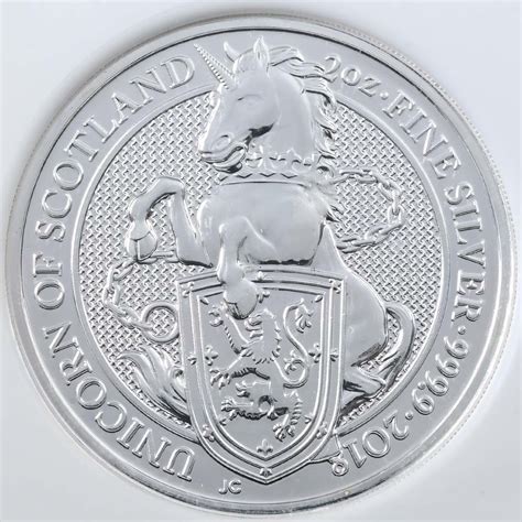 Ms Unicorn Of Scotland Oz Silver Bullion The Britannia Coin