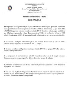 Problemas de Física II Unidad I