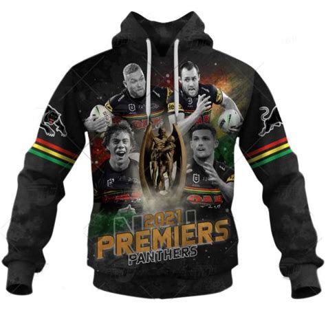 NRL Penrith Panthers Premiers 2021 Pullover Hoodie