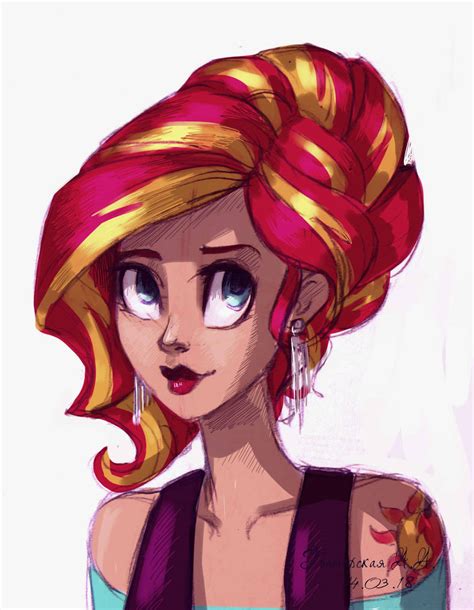 Sunset Shimmer By Rimmes Broose On Deviantart