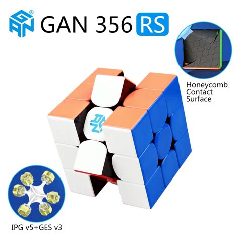 CASSE TETE Stickerless Cube Magique GAN356 RS 3x3x3 Vitesses Puzzle