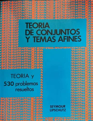 Teoría De Conjuntos Y Temas Afines Schaum Envío gratis