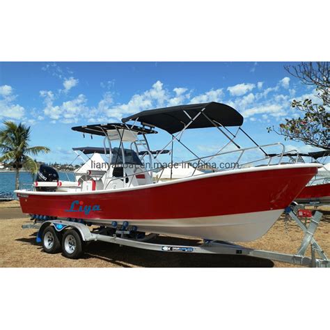 Liya 5 8m Fiberglass Fishing Panga Boat With Outboard Engine China