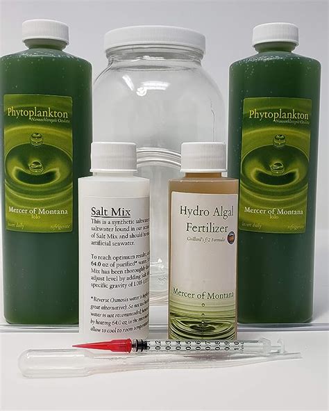 Amazon Mercer Of Montana Home Phytoplankton Culture Kit II Live