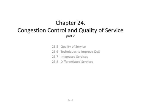 PPT Chapter 24 Congestion Control And Quality Of Service Part 2