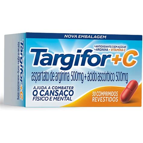 Targifor C 500 500mg 30 Comprimidos Revestidos Bemol Farma