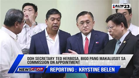 Newscoop Doh Secretary Ted Herbosa Bigo Pang Makalusot Sa