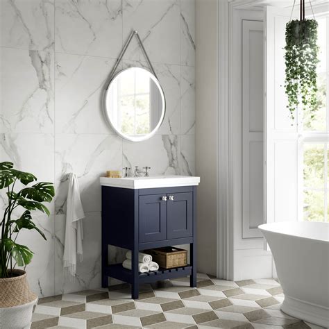 Hudson Reed Bexley Floor Standing Two Door Vanity Unit And Basin Bex H