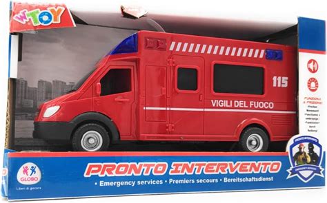 Camion Dei Pompieri Giocattolo Di Emergenza Per Bambini Luci