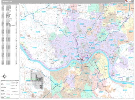 Cincinnati OH Maps