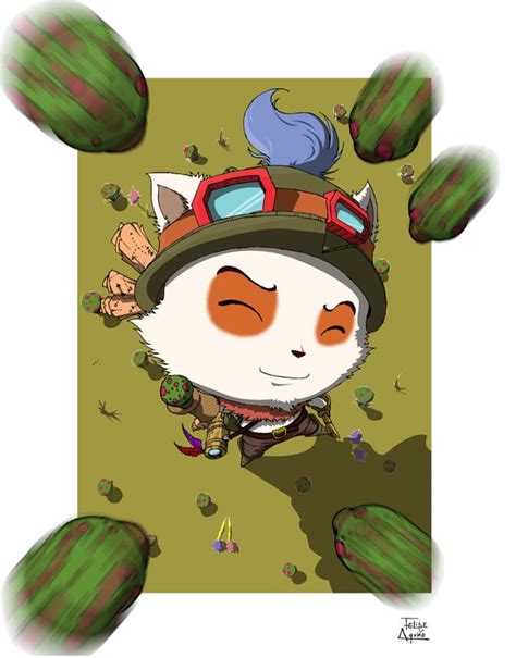 FanArt - Teemo | Fan art, Colorful art, Illustration art