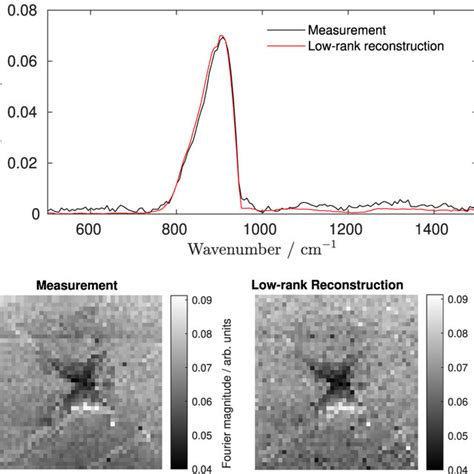 Magnitude Of The Fourier Transform Of The Nano Ftir Data The Upper