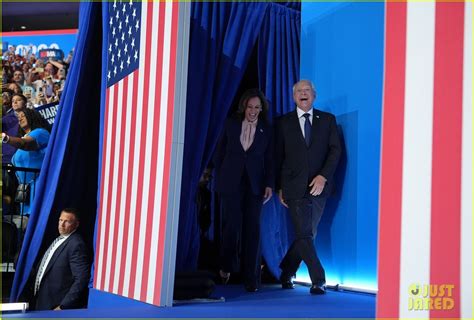 Kamala Harris And Tim Walz Attend First Rally As Running Mates Watch