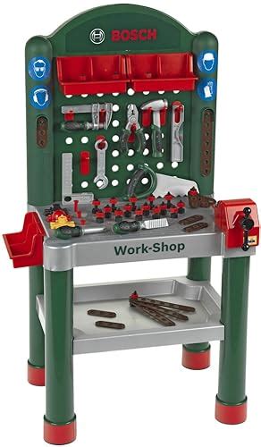 Childrens Bosch Toy Workbench With Sounds And Tools Uk