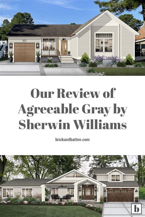 Our Review of Agreeable Gray by Sherwin Williams | brick&batten | Gray ...