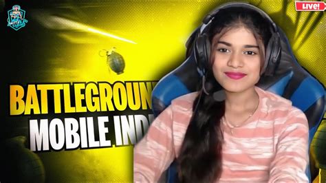 Bgmi Live Tamil Bgmi Rank Push Live Tamil Girl Gamer Anitta Gaming