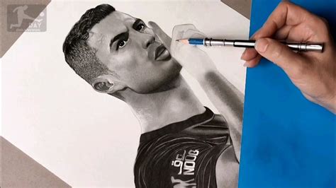 Cristiano Ronaldo Al Nassr Day Drawing Drawing Ronaldo Realistic Easy Youtube