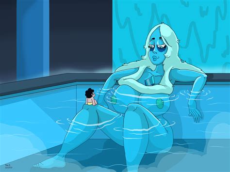 Rule 34 Bath Bathing Big Breasts Blue Body Blue Diamond Blue Diamond