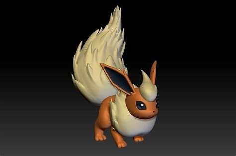 Pokemon Flareon 3d Model 3d Printable Cgtrader