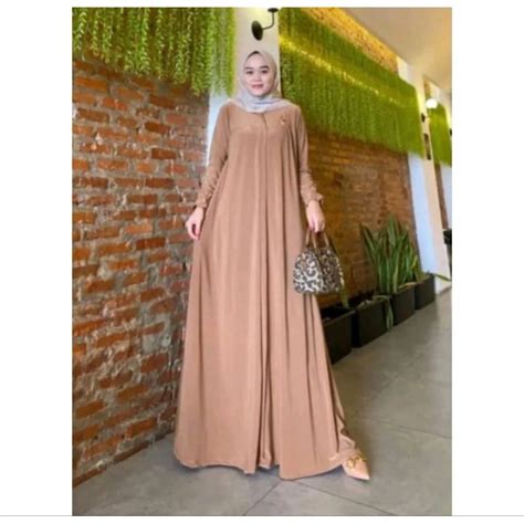 Jual Termurah Terlaris Gamis Maryam Polos Busui Premium Gamis Maryam