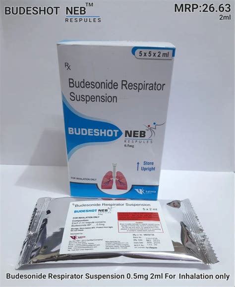 Budesonide Nebuliser Suspension Bp 0 5 Mg At Rs 26 63 Piece In Patiala