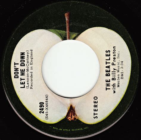 Popsike Beatles On Apple White Sleeve Get Back Don T Let Me Down