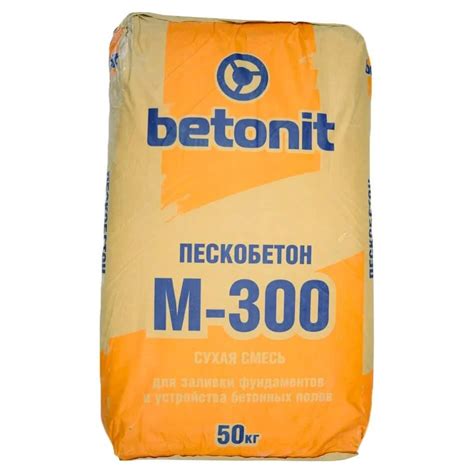 Купить Сухая смесь М-300 пескобетон 50 кг БЕТОНИТ дешево в Вологде на ...