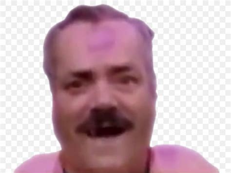 El Risitas Face Laughter Moustache Issou PNG 858x644px El Risitas