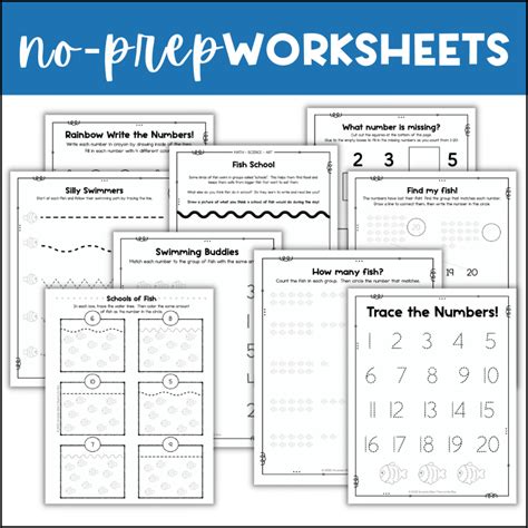 Numbers 1 20 Activity Pack Create Your Homeschool