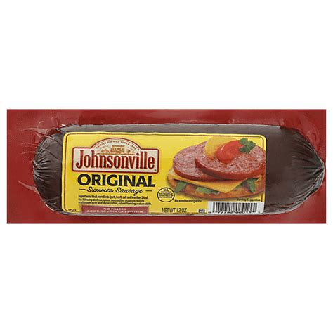 Johnsonville Summer Sausage Original Oz Summer Sausage Snacks