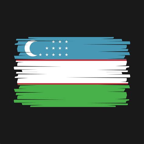 Uzbekistan Flag Vector 21974944 Vector Art At Vecteezy