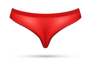 Thong Red Sexy Vector Images