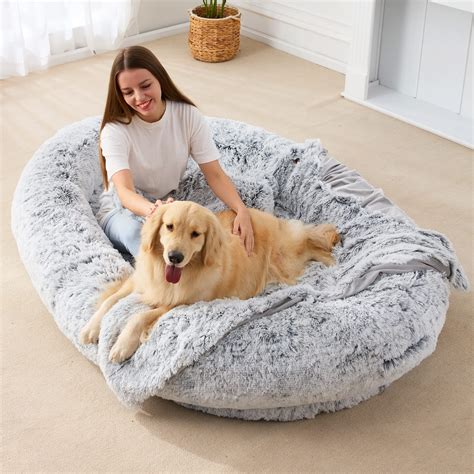 Large Human Dog Bed Bean Bag Bed for Humans Giant Beanbag Dog Bed with ...